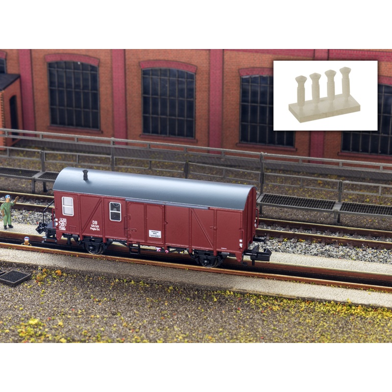 Chimney for trailer 4x