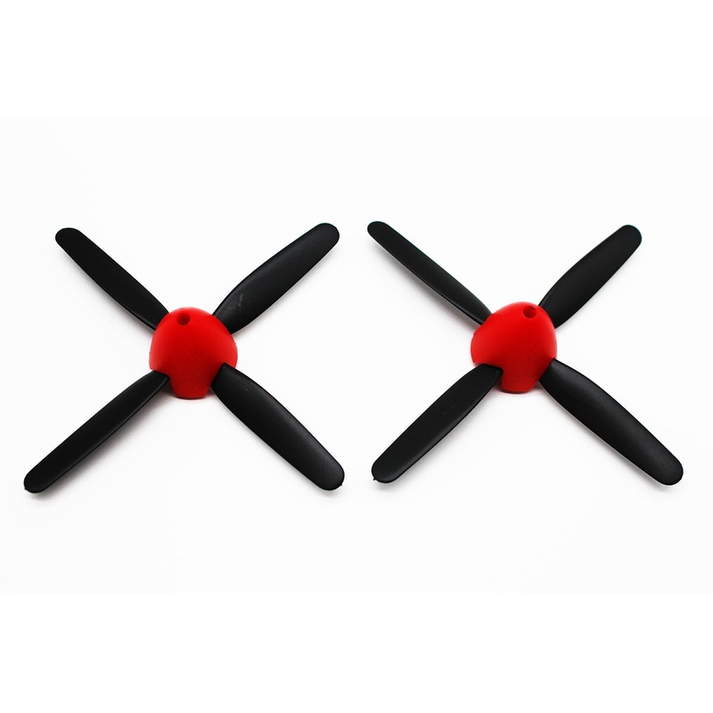 Rage R/C 4-Blade Prop & Spinner – Prop Saver Version (2); P-51D BL – RGRA1625