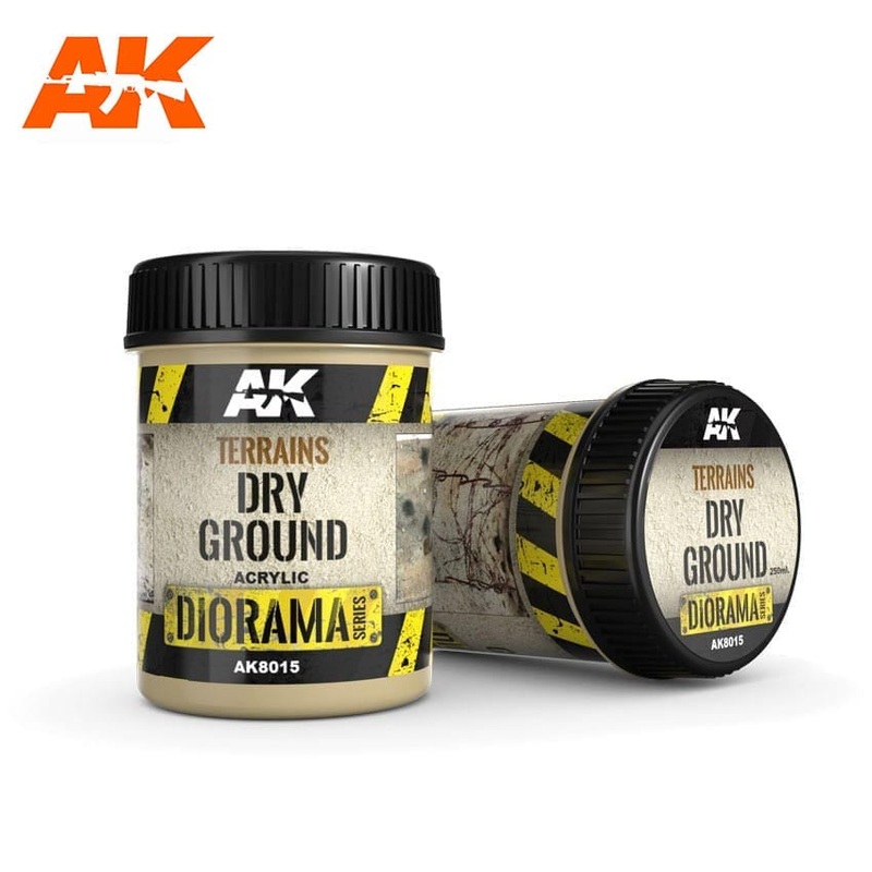 AK Interactive Terrains – Dry Ground (250ml) (Acrylic) AK-8015