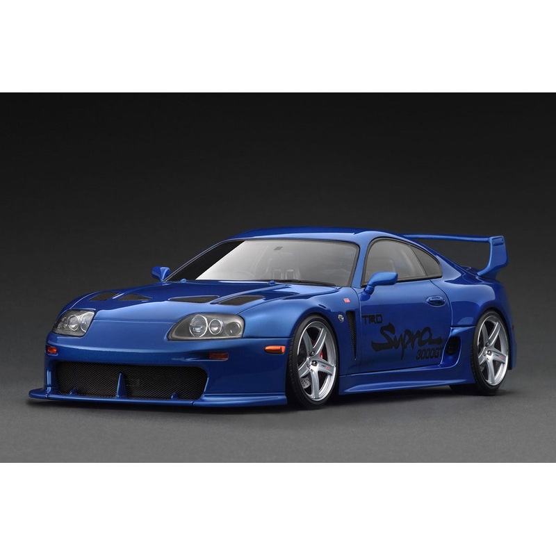 [ Back-order ] ignition model IG3604 1:18 Toyota Supra A80 TRD 3000GT Blue Metallic model car