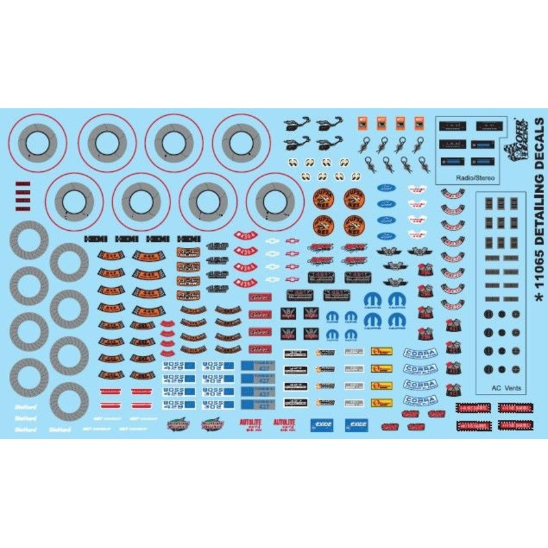 Gofer Racing Detailing Decals 1/24 #GR11065