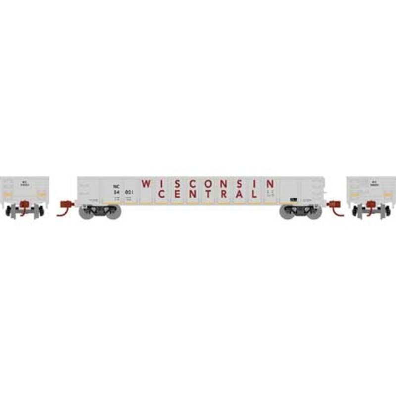 HO RTR 52′ Mill Gondola, Wisconsin Central #54001