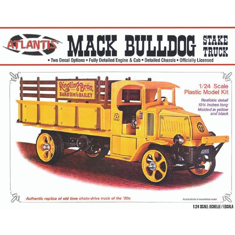 1926 Mack Bulldog Stake Truck 1/24 Model Truck Kit #2402 by Atlantis