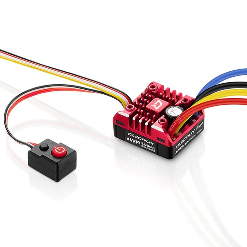 Hobbywing QuicRun Waterproof 1080 G2 Brushed Crawling ESC (2-3S) – HWI30120202