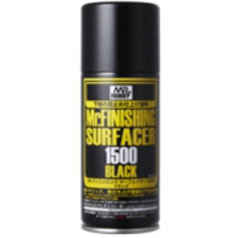 Mr. Finishing Surfacer 1500 Black Aerosol