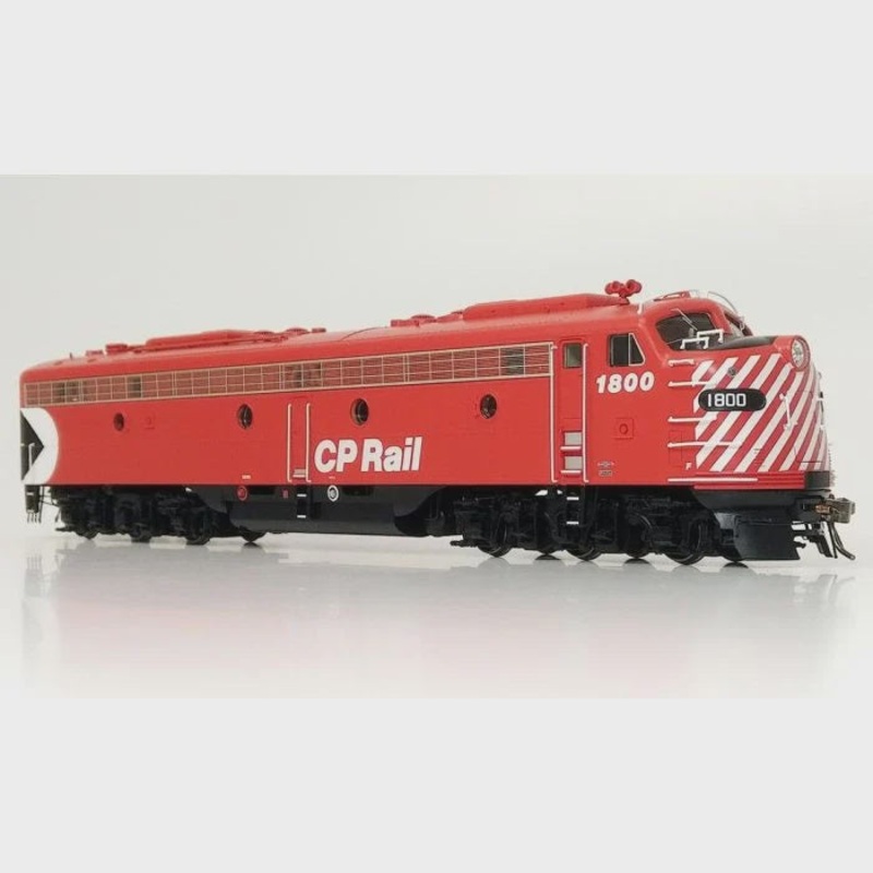 Rapido 28515 HO EMD E8A (DC/DCC/Sound): CP Rail – Action Red 5 Stripes: #1800