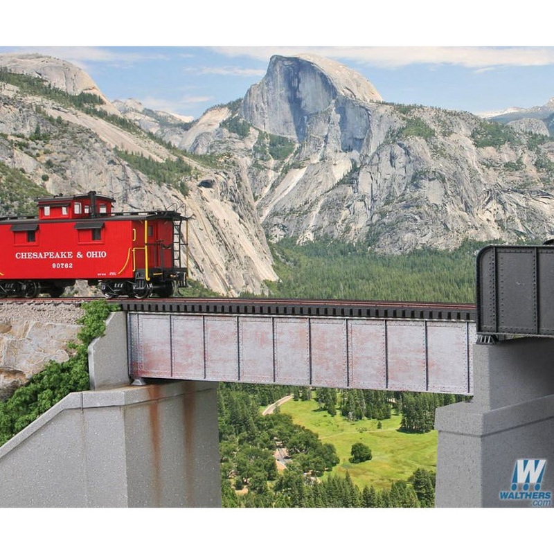 50′ Single-Track Deck Girder Bridge [HO]