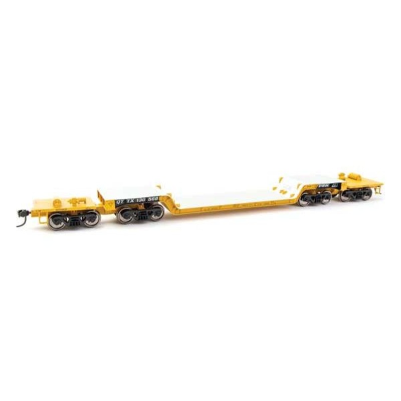 81′ 8-Axle Depressed Center Flatcar – TTX #130568 (HO) #50217 by Walthers