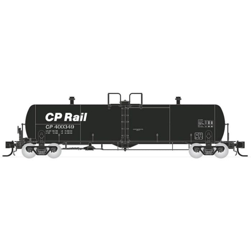 N Procor 20K gal Tank Car: CP Company Service – 4-Pack