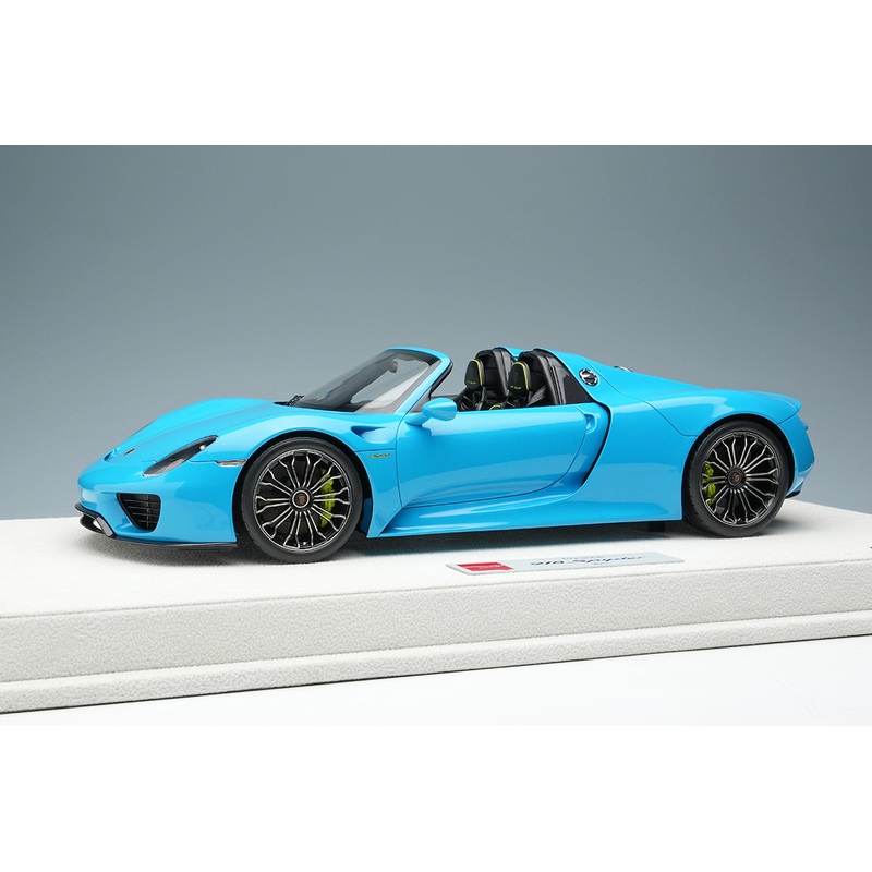 [ Back-order ] Make Up EIDOLON EML045D 1:18 Porsche 918 Spyder 2011 Riviera Blue model car