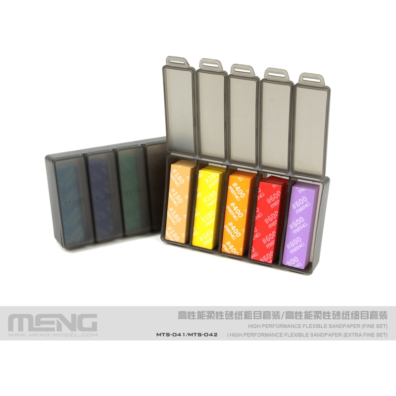 Meng High Performance Flexible Sandpaper, Fine Set – 30Pcs MTS-041