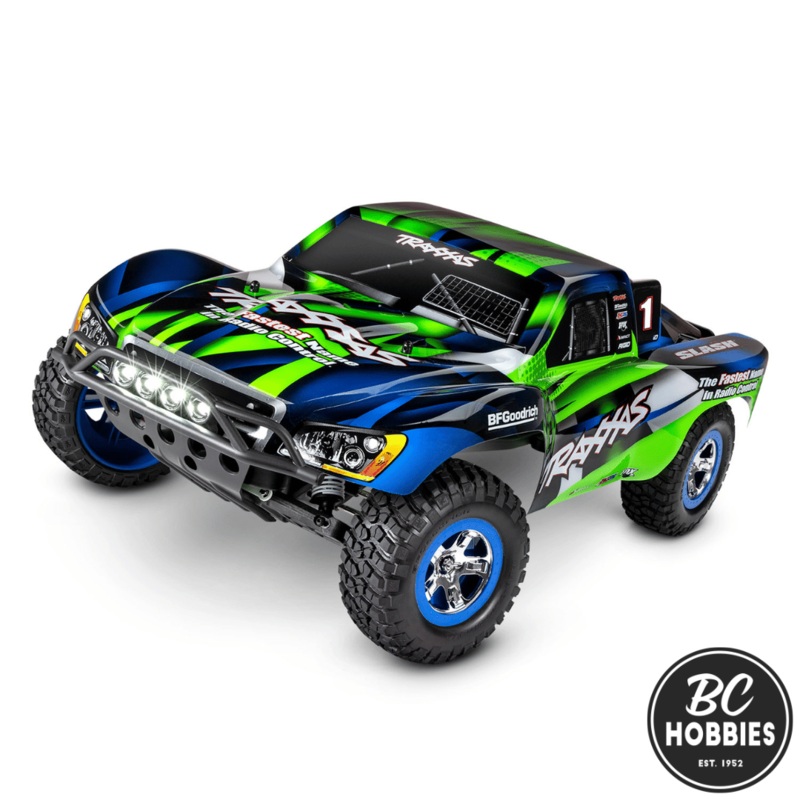 Traxxas 1/10 2WD Short Course Truck RTR Brushed Slash w/ Battery/Charger/LED Lights – Assorted Colours TRA58034-61
