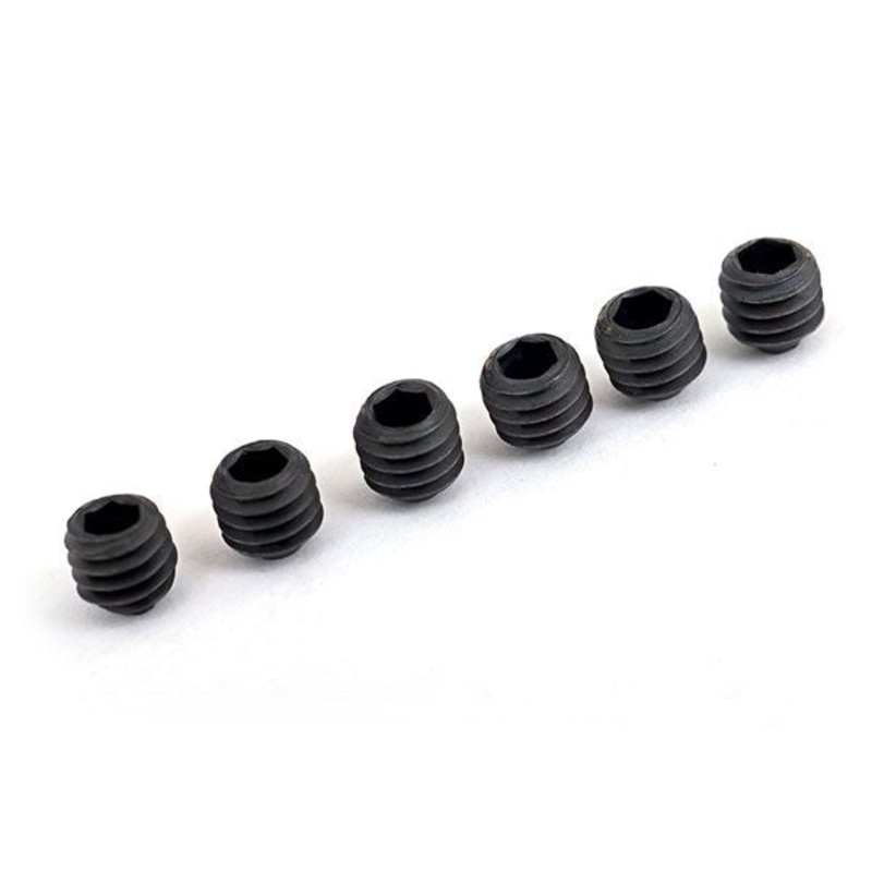 Traxxas 4mm Set Screws w/Heavy Duty Threadlock (6) – TRA4897X