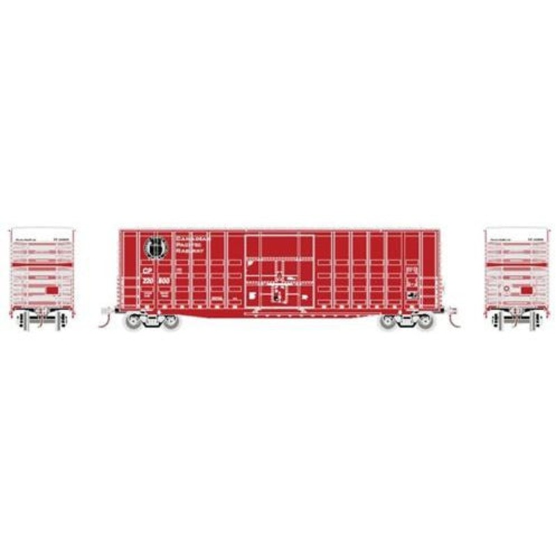 50′ High Cube Waffle Side Boxcar CP #220845 (HO)