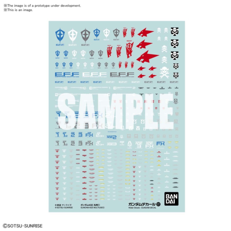 Gundam Decal 121 – Mobile Suit Gundam Age Multiuse 1