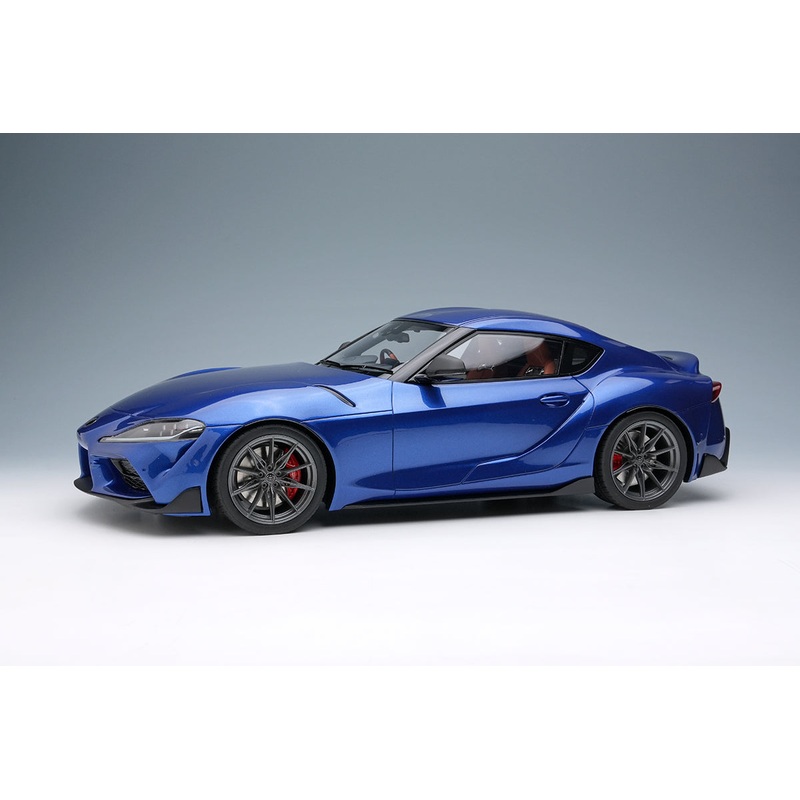 [ Back-order ] Make Up EIDOLON EML096D 1:18 Toyota GR Supra RZ (A91) (Japan Spec) 2022 Dawn Blue Metallic model car