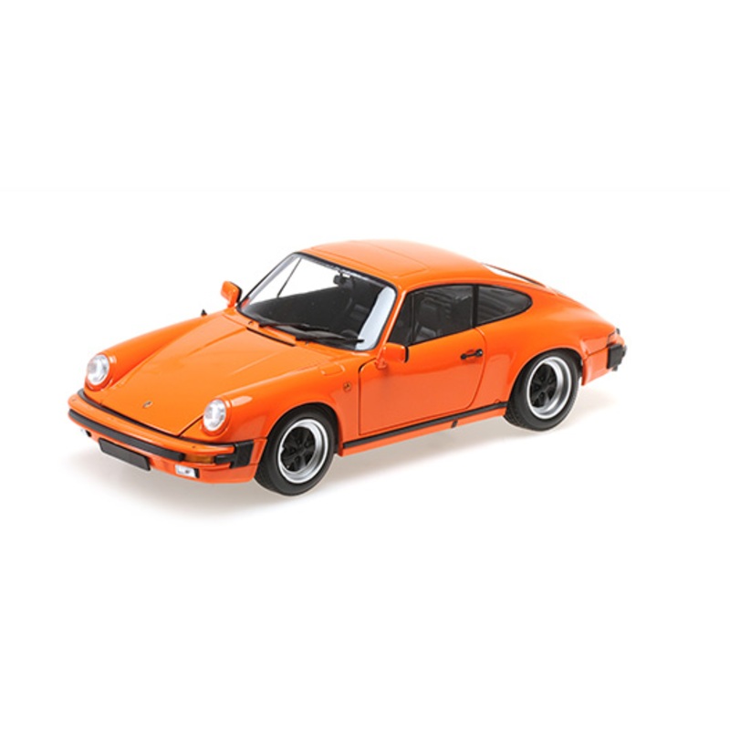 [ Back-order ] MINICHAMPS 100063025 1:18 Porsche 911 Carrera Coupe 3.2 1983 Orange model car