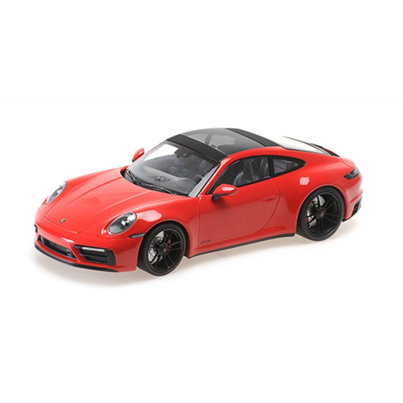 [ Back-order ] MINICHAMPS 155063100 1:18 Porsche 911 Carrera 4 GTS 2020 Red model car