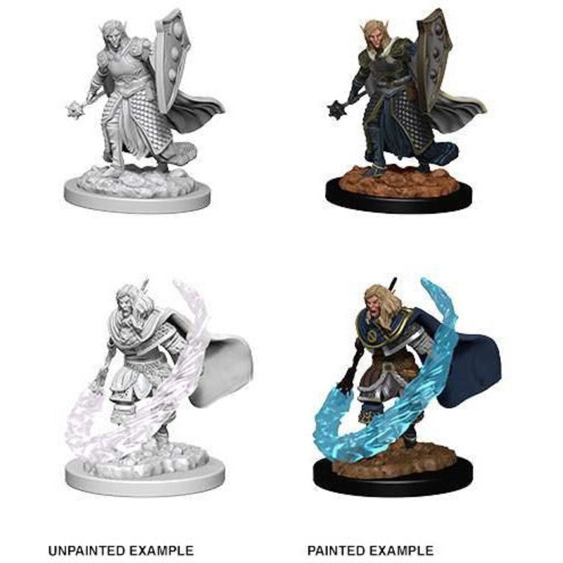 D&D Unpainted Mini – Elf Male Cleric 73205