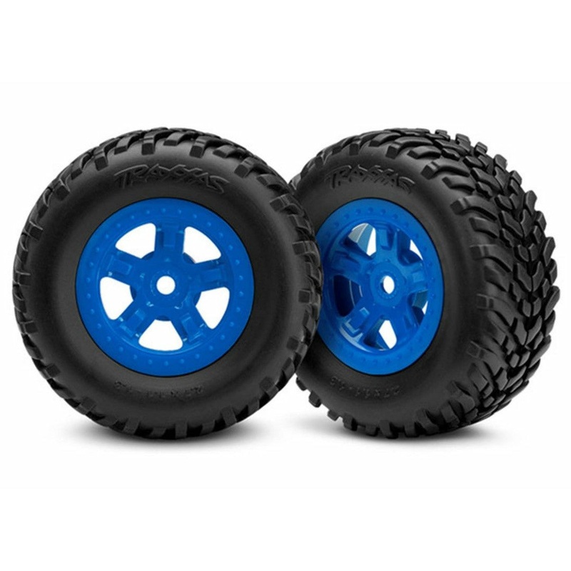 LaTrax Tires and wheels, assembled, glued – TRA7674