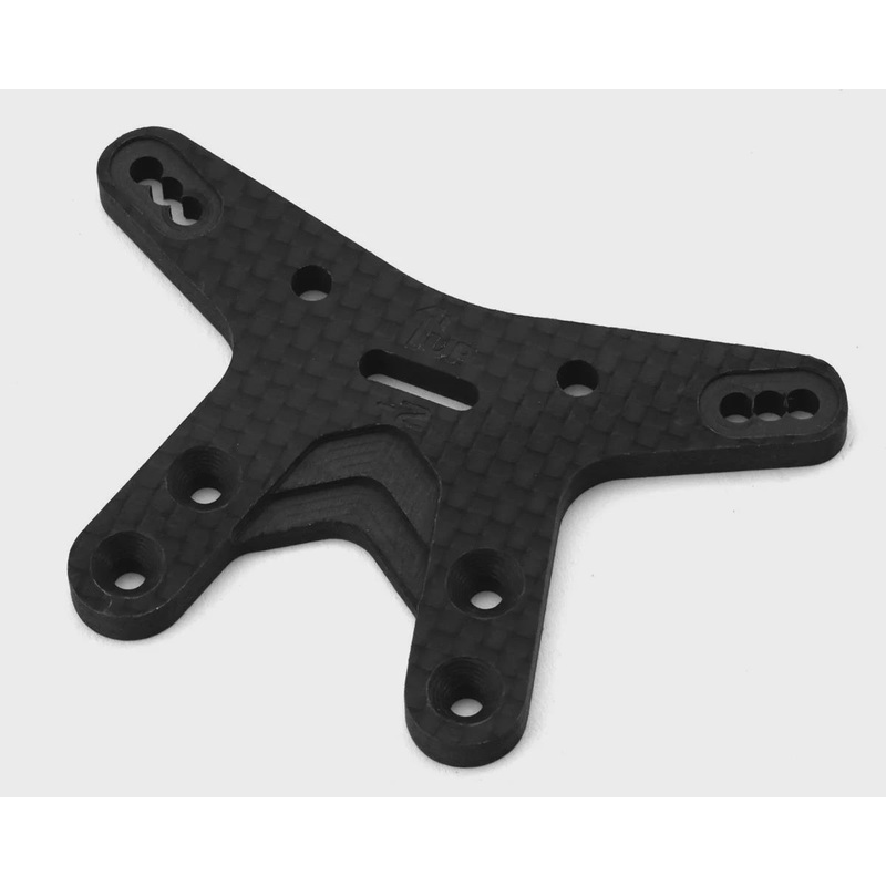 1UP Racing RC10B7/B7D Carbon Fiber Front Shock Tower (-2mm) – 1UP-15515