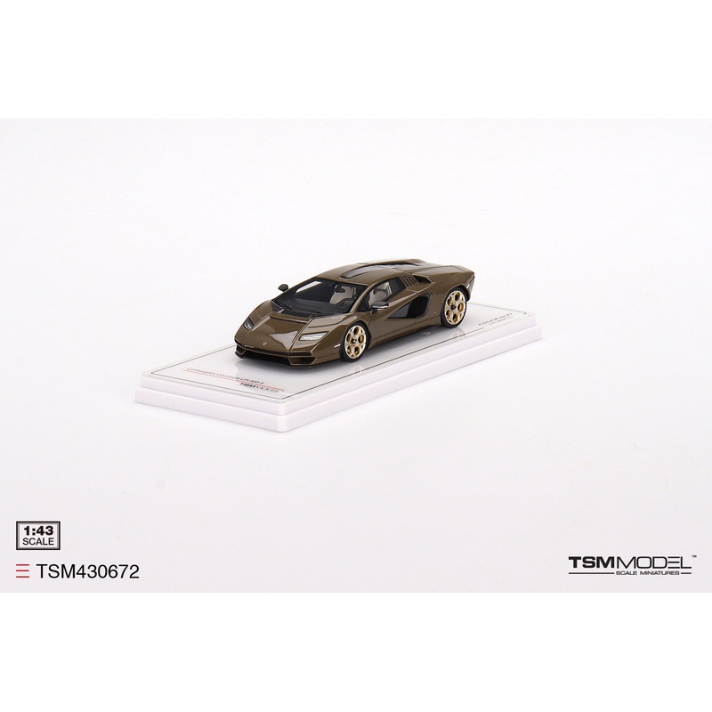 [ Back-order ] TSM TSM430672 1:43 Lamborghini Countach LPI 800-4 Dark Bronze model car