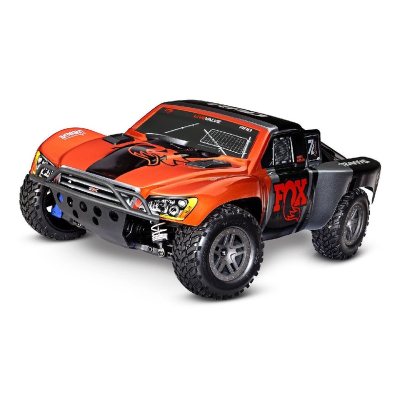 Traxxas Slash BL-2S 1/10 RTR 4X4 Brushless Short Course Truck (Fox) w/BL-2S ESC & TQ 2.4GHz Radio – TRA68154-4-FOX