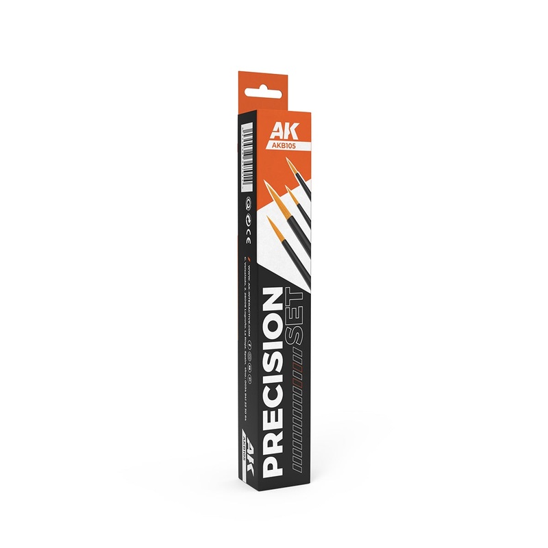 AK Interactive Precision Brushes Set (4 Brushes) – AK-B105