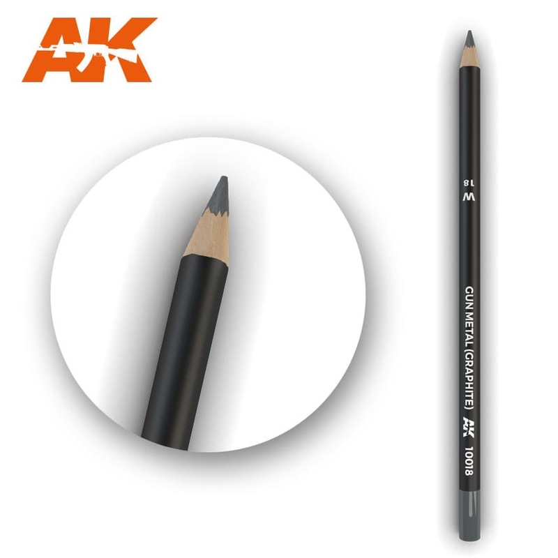 AK Weathering Pencil – Gunmetal