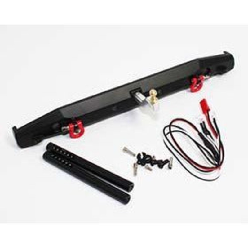 APS Rear Wide Bumper w/LED’s for TRX-4 Black APS28012K
