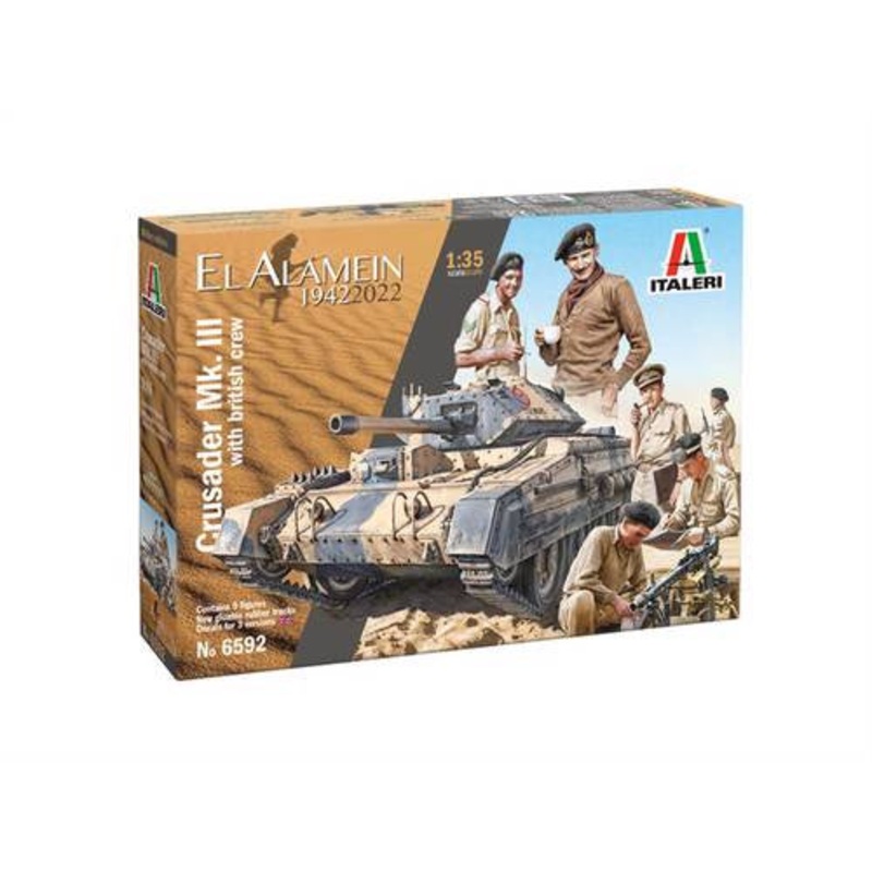 Crusader Mk.III w/ British Tank 1/35 by Italeri