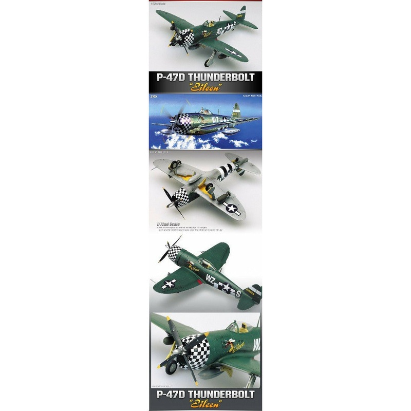 P-47D EILEEN 1/72 #12474 by Academy