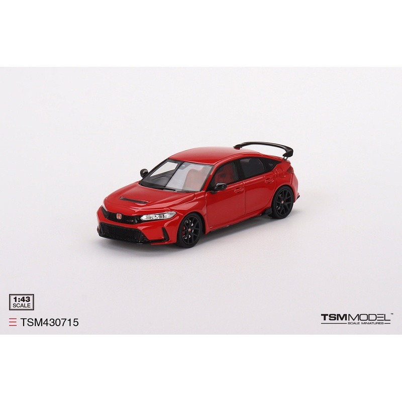 [ Back-order ] TSM TSM430715 1:43 Honda Civic Type R 2023 Rally Red RHD model car