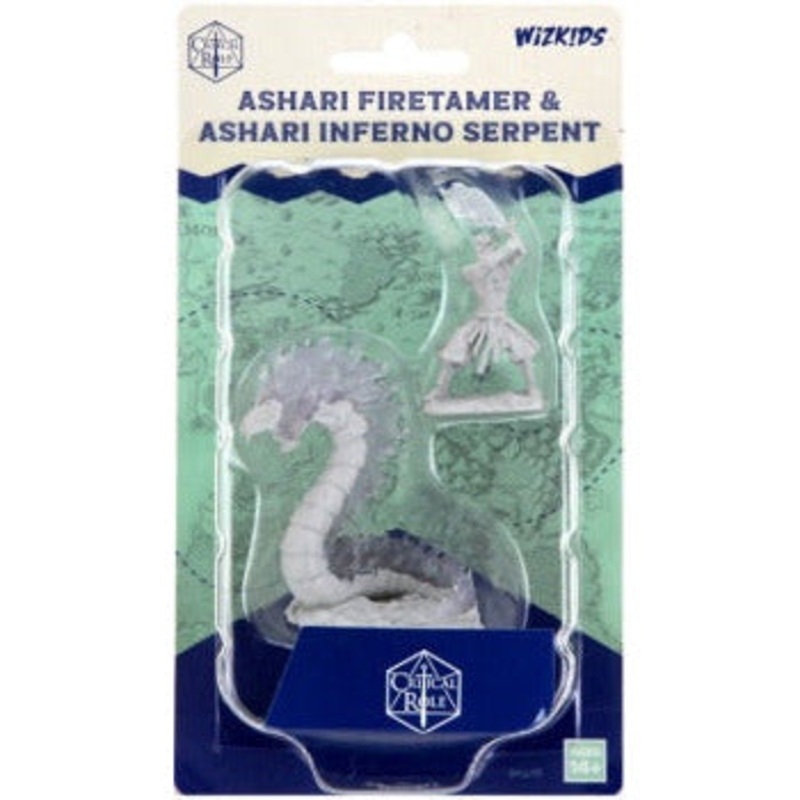 Critical Role Unpainted Mini – Ashari Firetamer/Serpent 90476