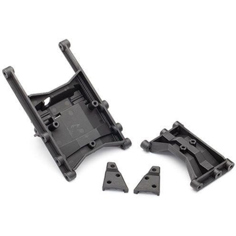 Traxxas Chassis crossmember (intermediate (1) & rear (1))/ shock mounts (left & right) TRA8830