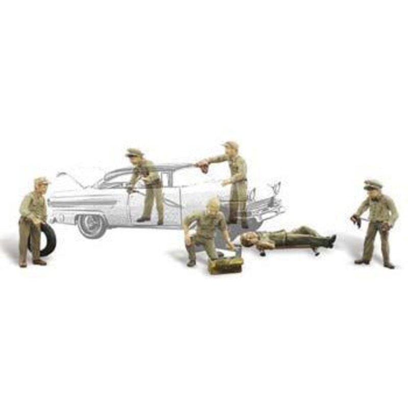 Woodland Scenics Service Station Attendants (HO) WOO1948