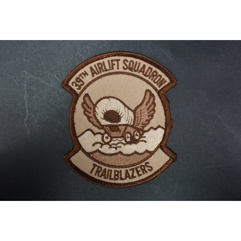 Patch USAF 39th Airlift SQ TRAILBLAZERS without hook and loop