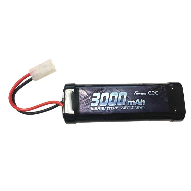 Gens Ace – 250 – 3000mAh 6 Cell 7.2V Nimh