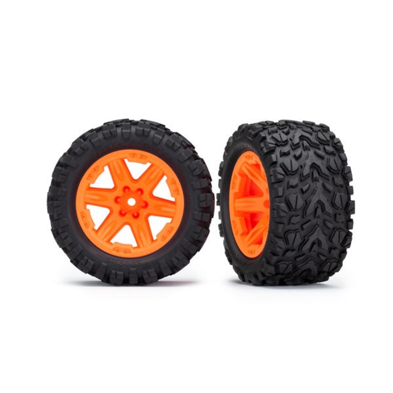 Traxxas Talon Exteme 2.8 Tires & RXT Wheels, Orange – TRA6773A
