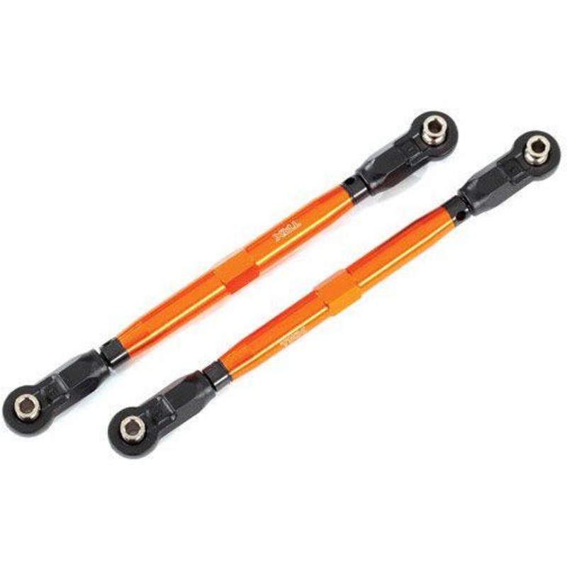 Traxxas Toe links, Wide Maxx (TUBES, 6061-T6 aluminum – orange TRA8997A