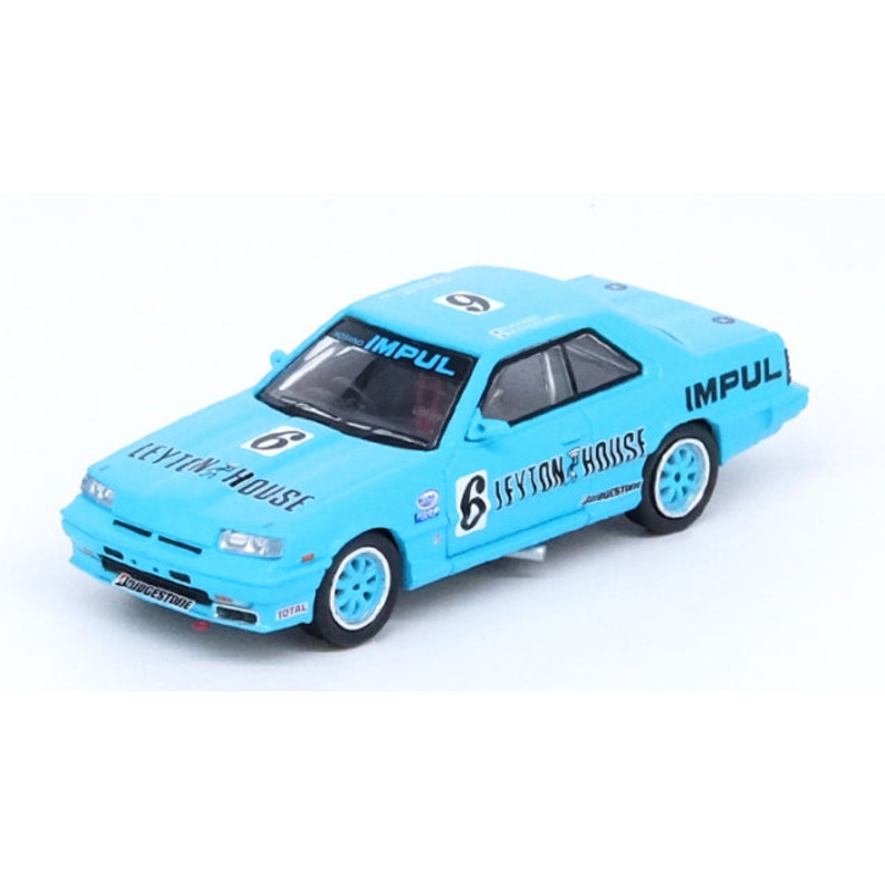 [ Back-order ] INNO Models IN64-R30-LH87 1:64 Skyline 2000 TURBO RS-X DR30 #6 LEYTON HOUSE JTC 1987 model car