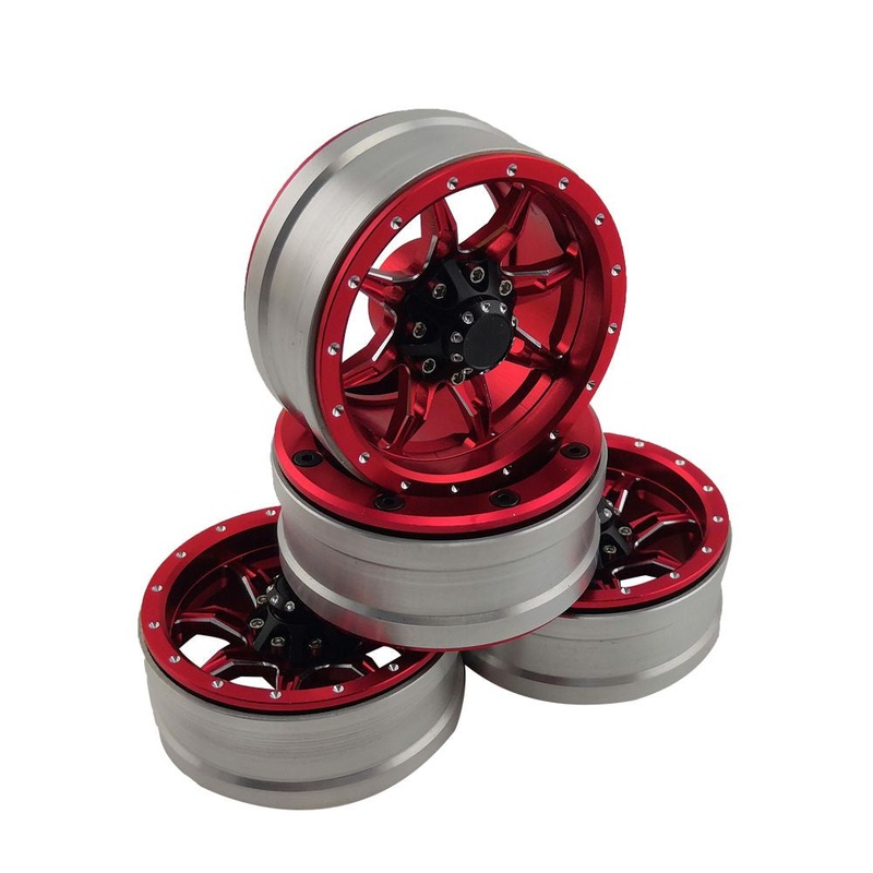 Hobby Details 1.9 Aluminum Wheels Spider (4) – Assorted Colours HDTCW01901
