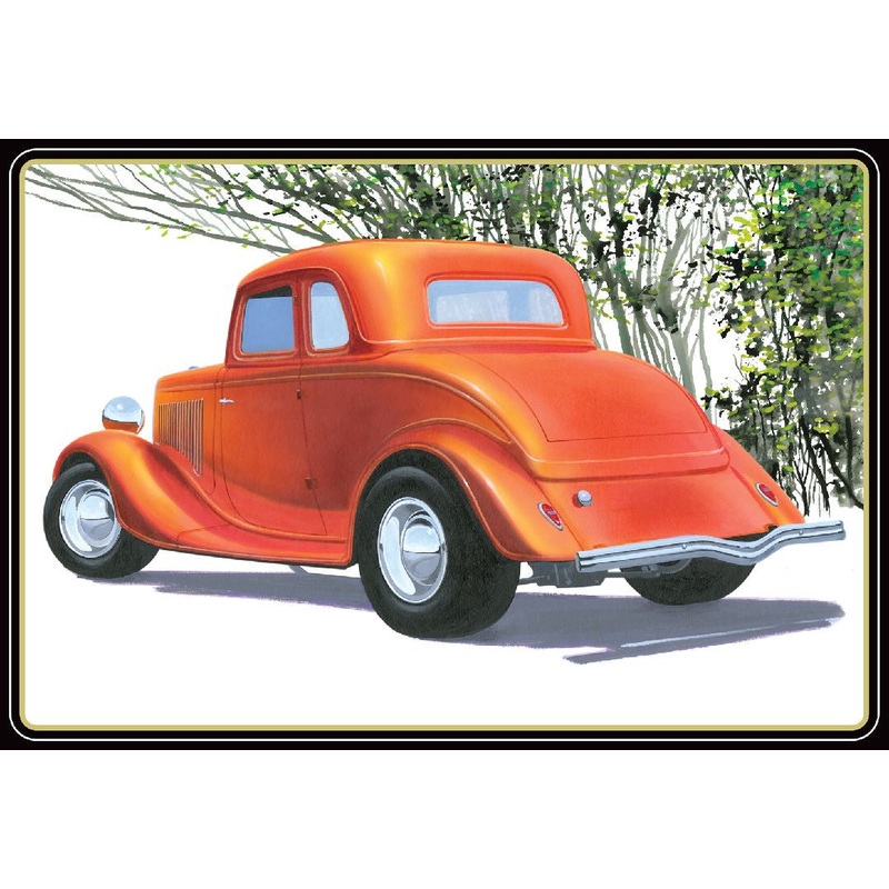 1934 Ford 5-Window Coupe Street Rod 1/25 #1384 by AMT