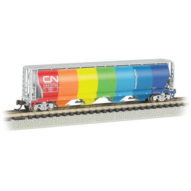 4-BAY Cylindrical Grain Hopper – CN Rainbow 370708