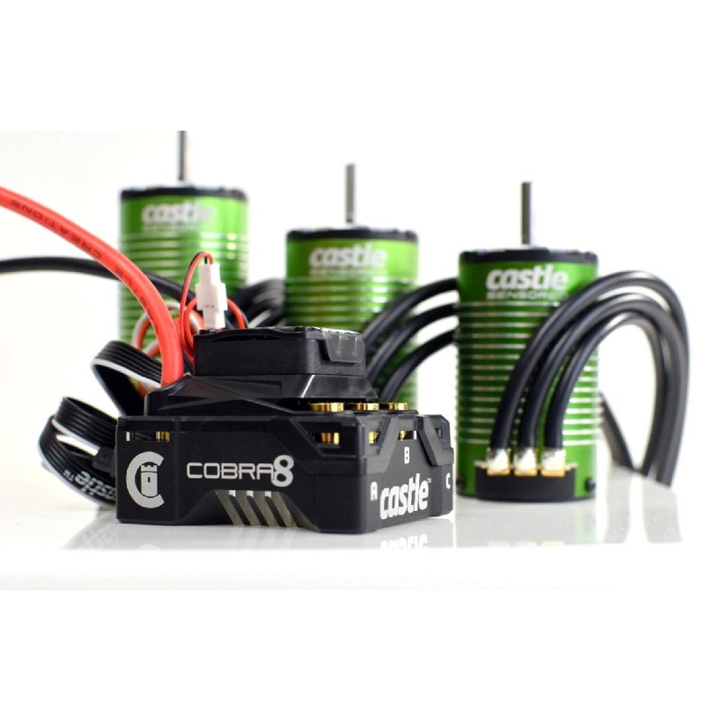 Castle Creations Cobra 8 25.2V ESC w/ 1512-1800KV Combo – CAS010-0172-01