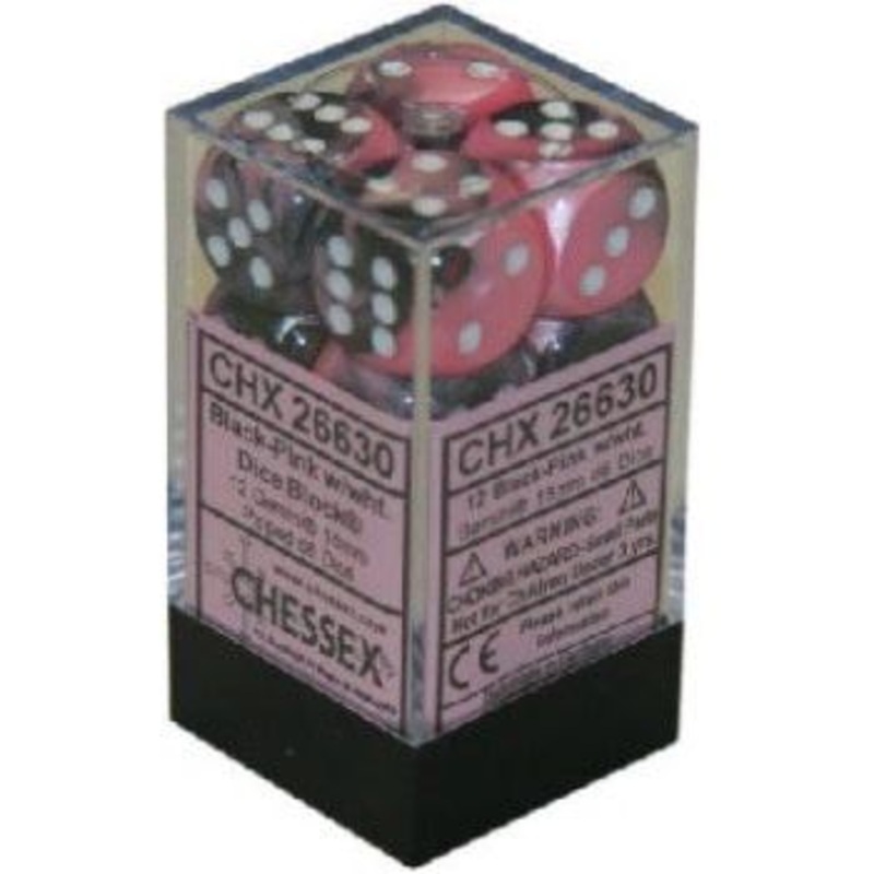 Chessex 12D6 – Assorted Colours 16MM $14.99