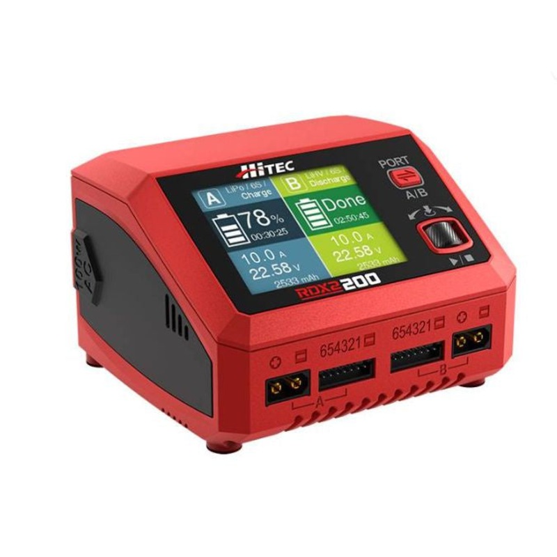 Hitec RDX1 200 – One Port 200W DC 100W AC Battery Charger – HIT44346