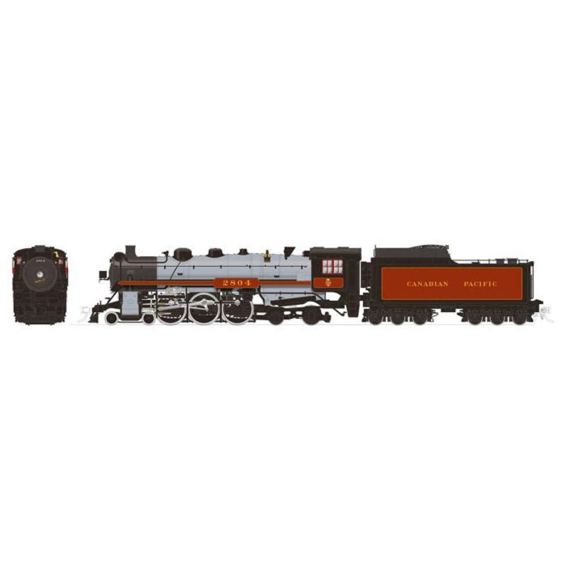 Rapido 601012 HO H1a 4-6-4 Hudson (DC/Silent): CPR – Beaver Shield: #2806