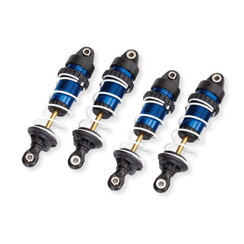 Traxxas Shocks, GTR Long PTFE-Coated Bodies With Tin Shafts (Assembled With Springs) (4) – Assorted Colours TRA10765