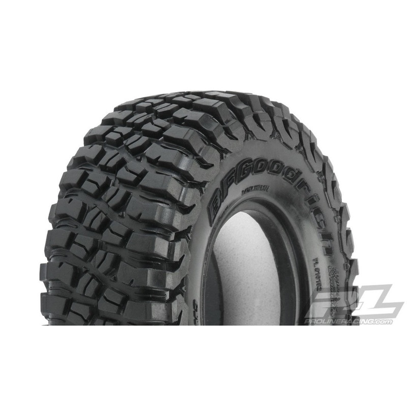 Pro-Line BFGoodrich Krawler T/A KM3 Mud-Terrain Class 1 1.9 Crawler Tires (2) (Predator) w/Memory Foam – PRO10152-03